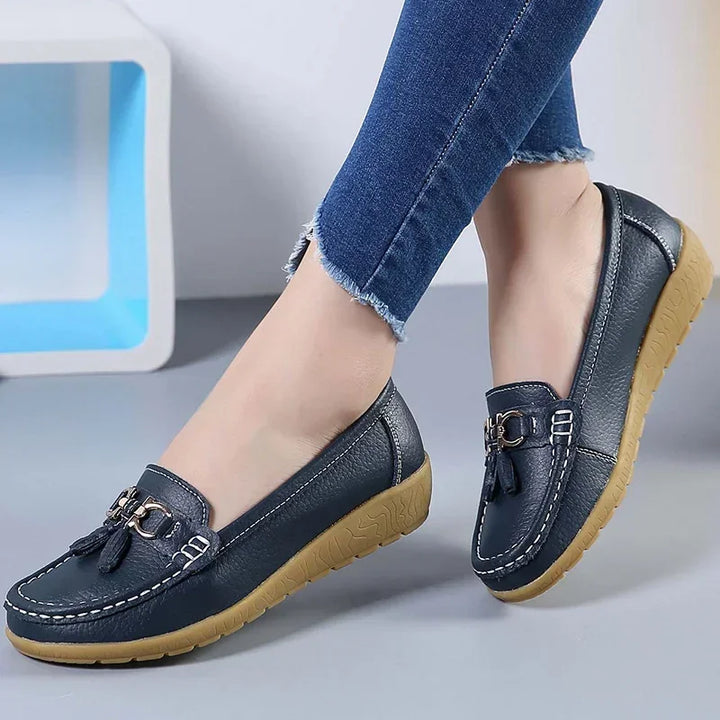 CALORA_ Vrouwen Slip On Loafers Casual Espadrilles Ballet Flats voor Vrouwen