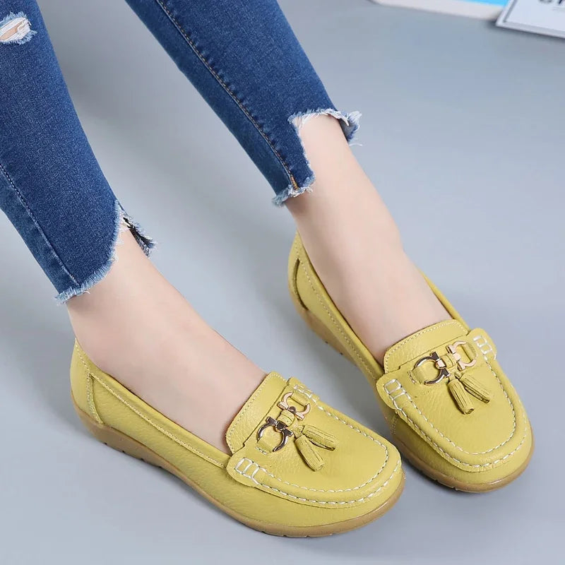 CALORA_ Vrouwen Slip On Loafers Casual Espadrilles Ballet Flats voor Vrouwen