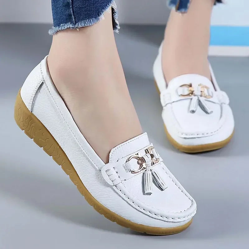 CALORA_ Vrouwen Slip On Loafers Casual Espadrilles Ballet Flats voor Vrouwen
