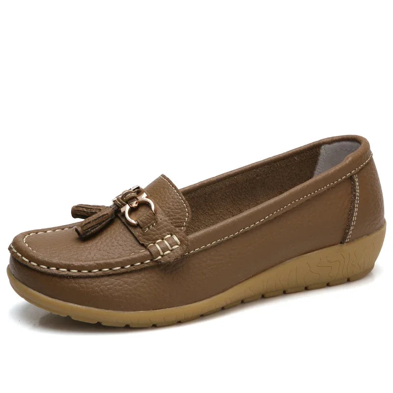 CALORA_ Vrouwen Slip On Loafers Casual Espadrilles Ballet Flats voor Vrouwen