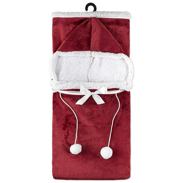 Warm Fluffy Hoodie Winter Capuchon Pak-Sets & Pakken-Calora-Rood-Calora