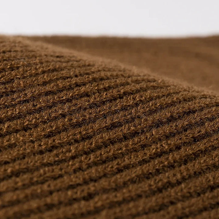 Warm Gebreide Beanie Muts - Herfst en Winter-Petten-Calora-Beige-One Size-Calora