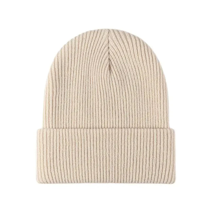 Warm Gebreide Beanie Muts - Herfst en Winter-Petten-Calora-Beige-One Size-Calora