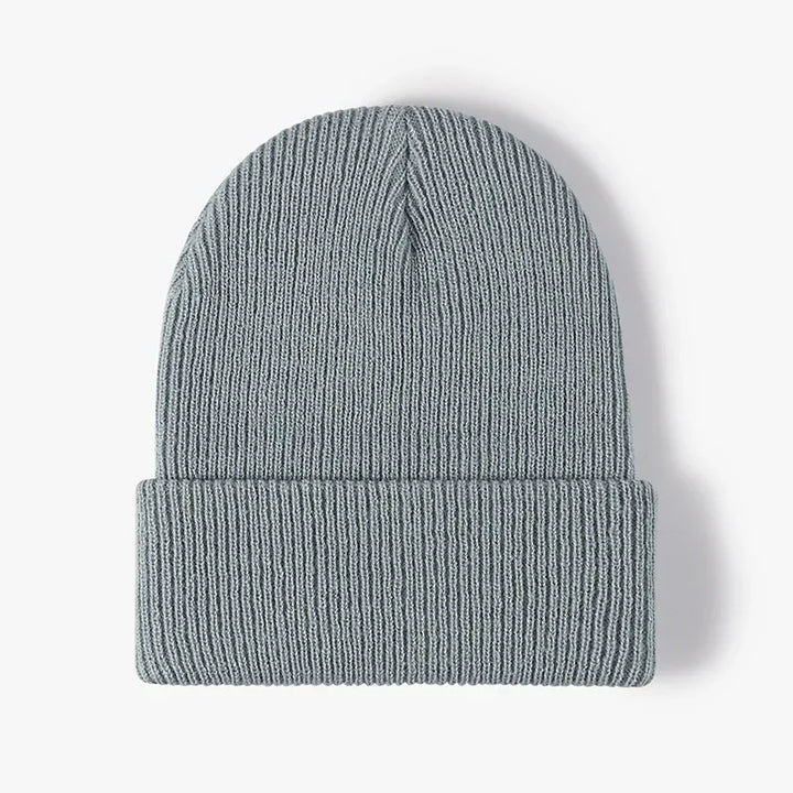Warm Gebreide Beanie Muts - Herfst en Winter-Petten-Calora-Grijs-One Size-Calora