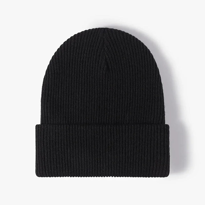 Warm Gebreide Beanie Muts - Herfst en Winter-Petten-Calora-Zwart-One Size-Calora