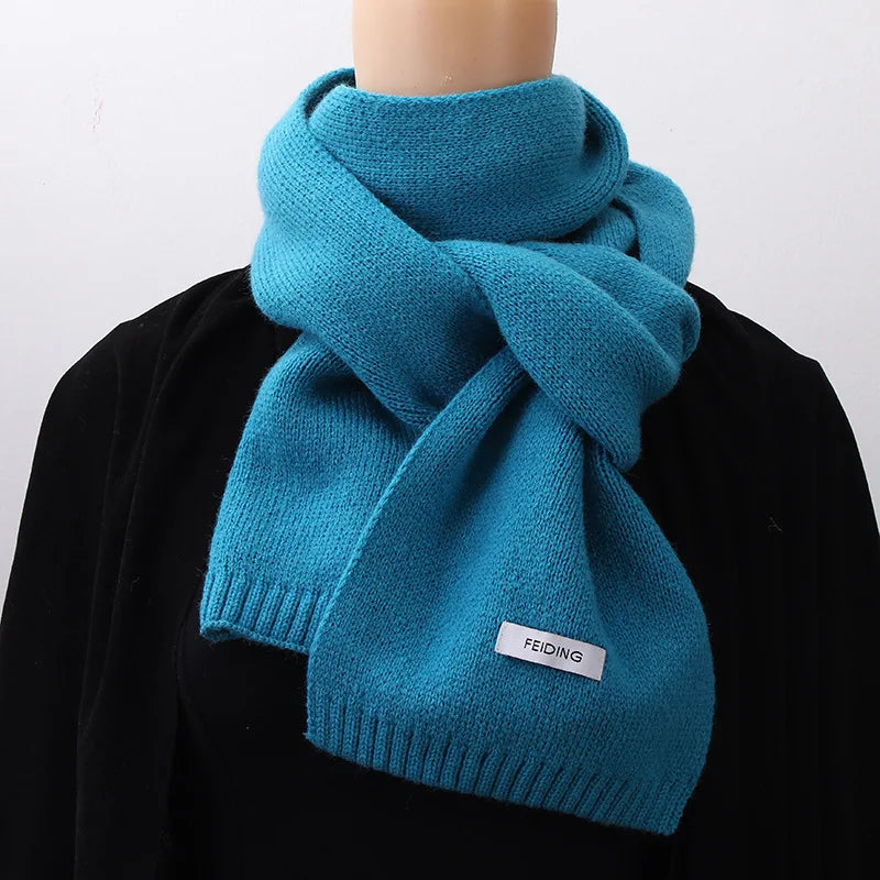 Warme Dames Winter Sjaal-Home Decor-Calora-Blauw-Calora