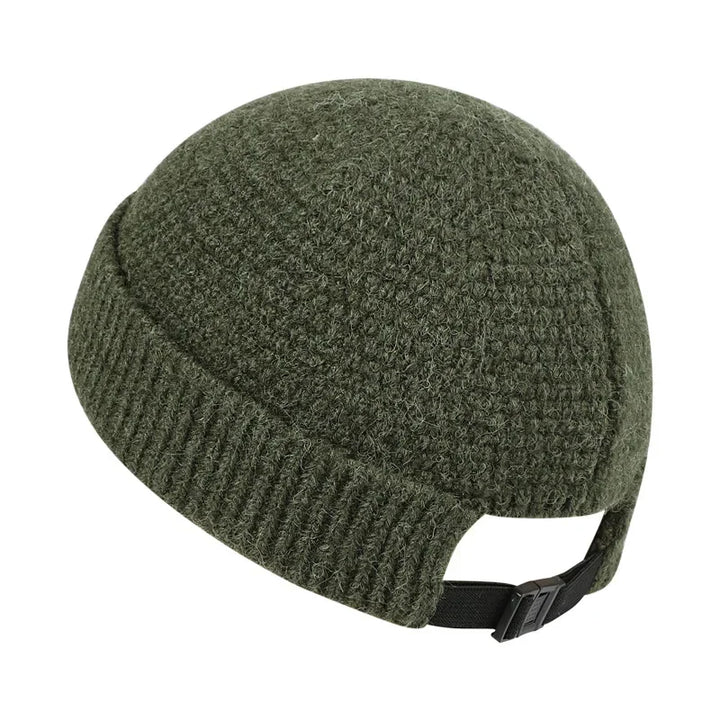 Warme Gebreide Winter Beanie Muts-Petten-Calora-Groen-55-60cm-Calora