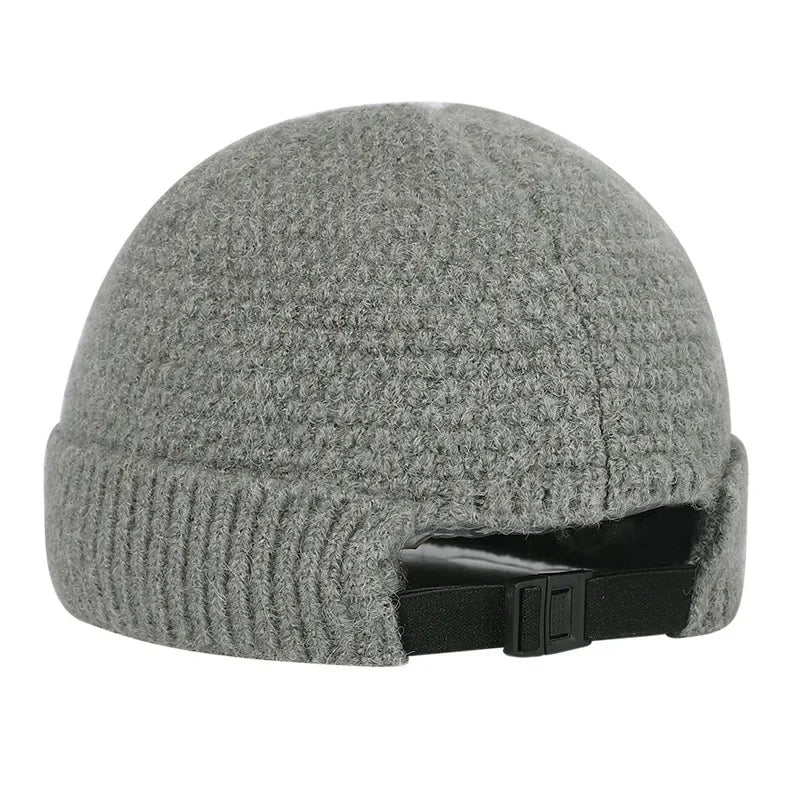 Warme Gebreide Winter Beanie Muts-Petten-Calora-Oranje-55-60cm-Calora