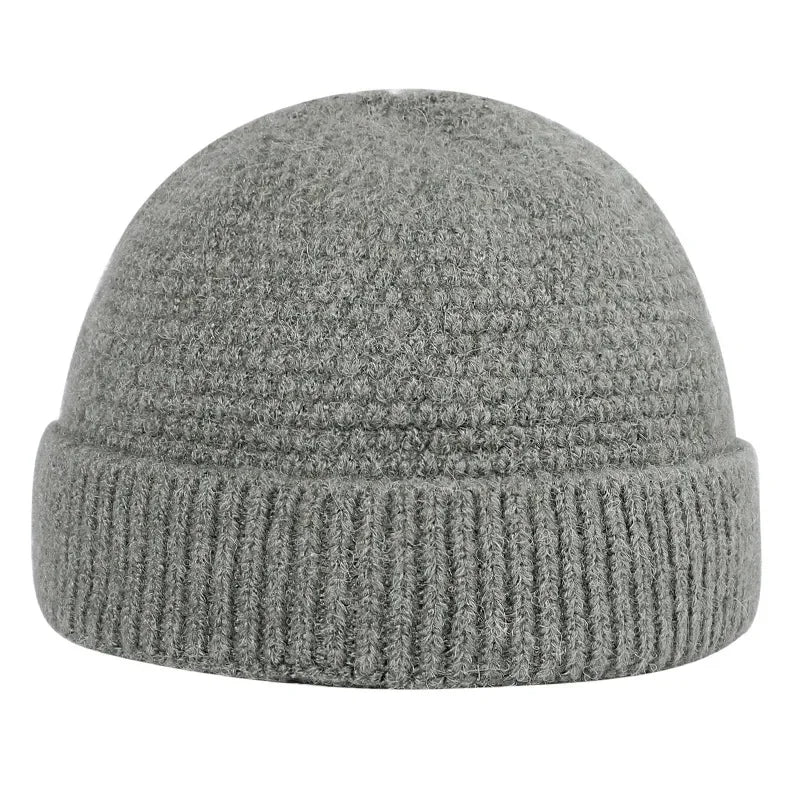 Warme Gebreide Winter Beanie Muts-Petten-Calora-Oranje-55-60cm-Calora