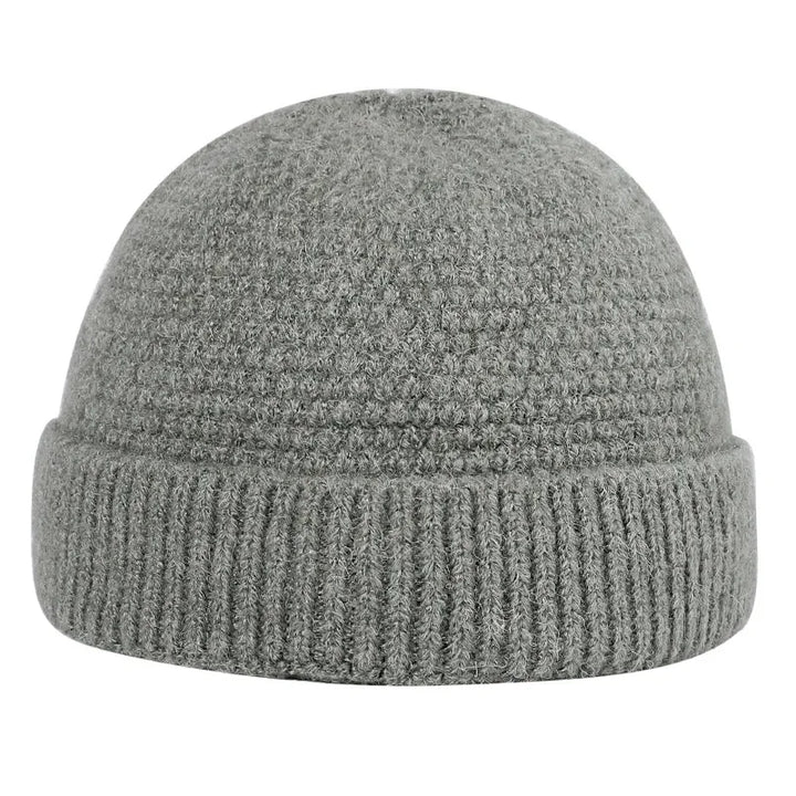 Warme Gebreide Winter Beanie Muts-Petten-Calora-Oranje-55-60cm-Calora