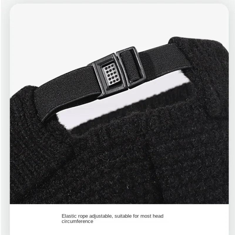 Warme Gebreide Winter Beanie Muts-Petten-Calora-Oranje-55-60cm-Calora