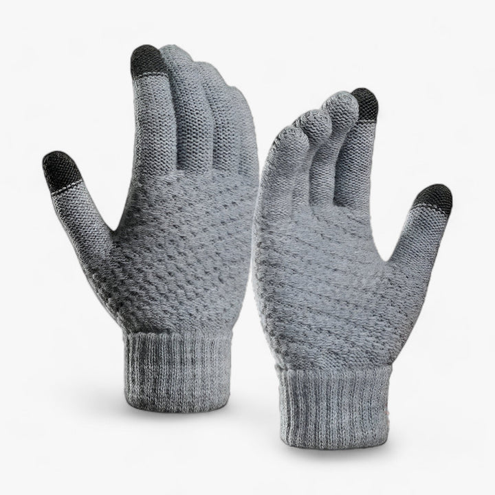 Warme Winter Touchscreen Handschoenen met Stretch-Handschoenen-Calora-Grijs-Calora