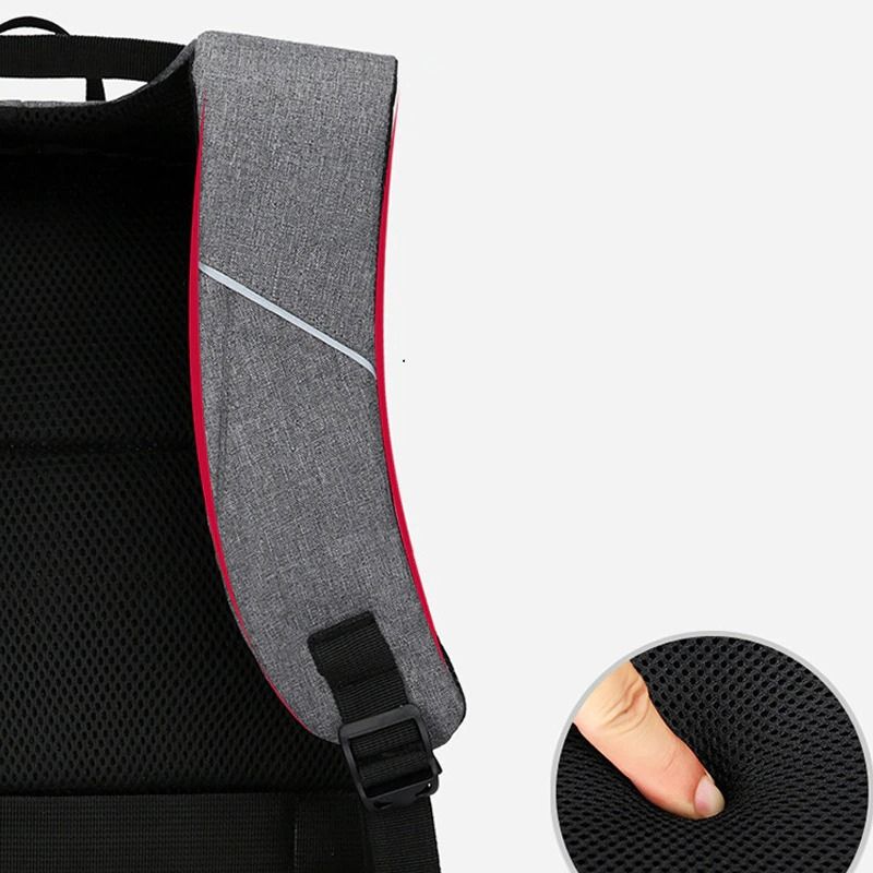 CALORA_ Waterafstotende Laptop Rugzak met USB Poort - Geschikt voor 15.6 inch Laptops