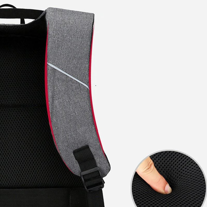 CALORA_ Waterafstotende Laptop Rugzak met USB Poort - Geschikt voor 15.6 inch Laptops