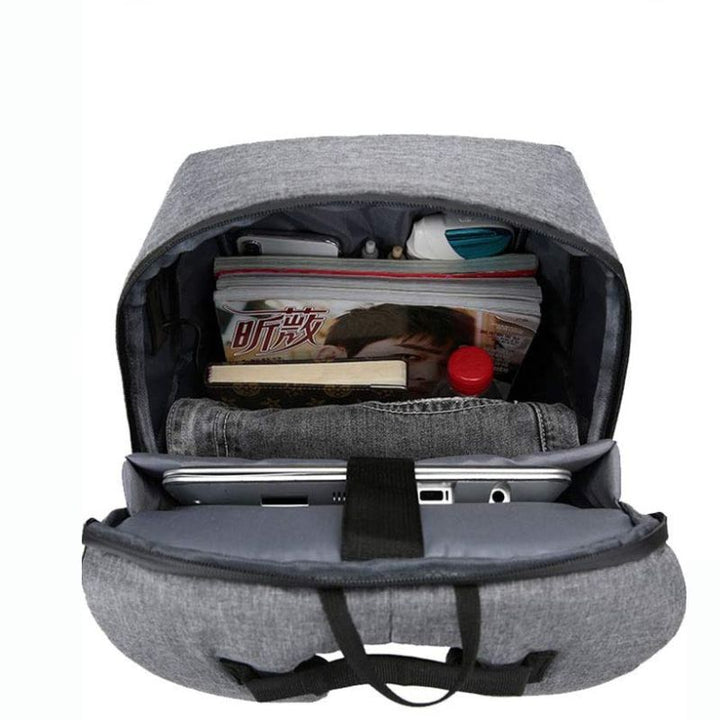 CALORA_ Waterafstotende Laptop Rugzak met USB Poort - Geschikt voor 15.6 inch Laptops