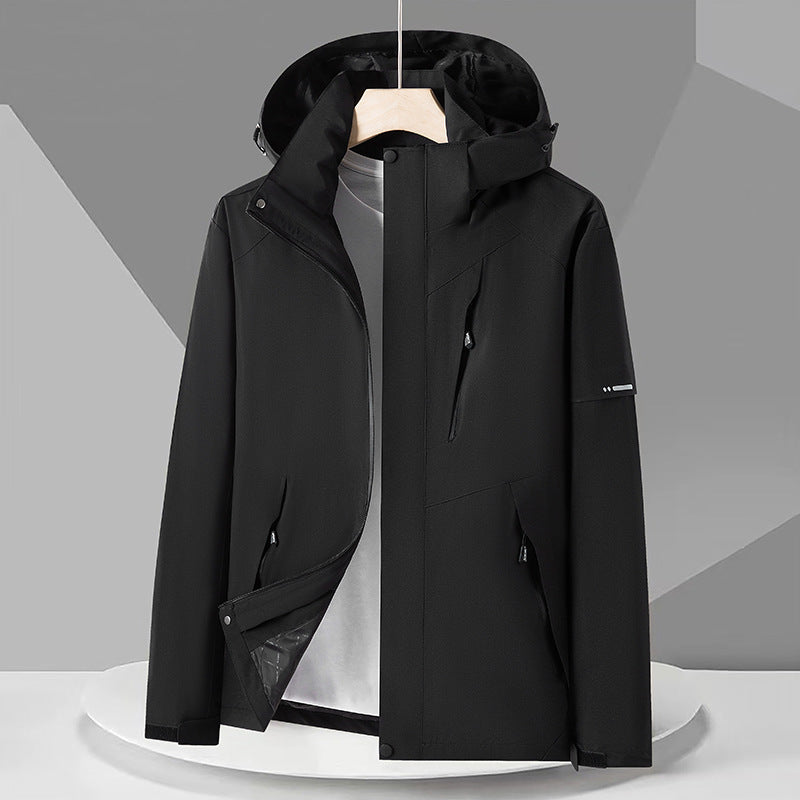CALORA_ Waterafstotende Winterjas met Uitneembare Fleece Voering - Outdoor en Bergbeklimmen