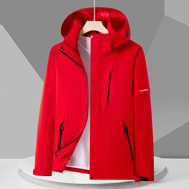CALORA_ Waterafstotende Winterjas met Uitneembare Fleece Voering - Outdoor en Bergbeklimmen
