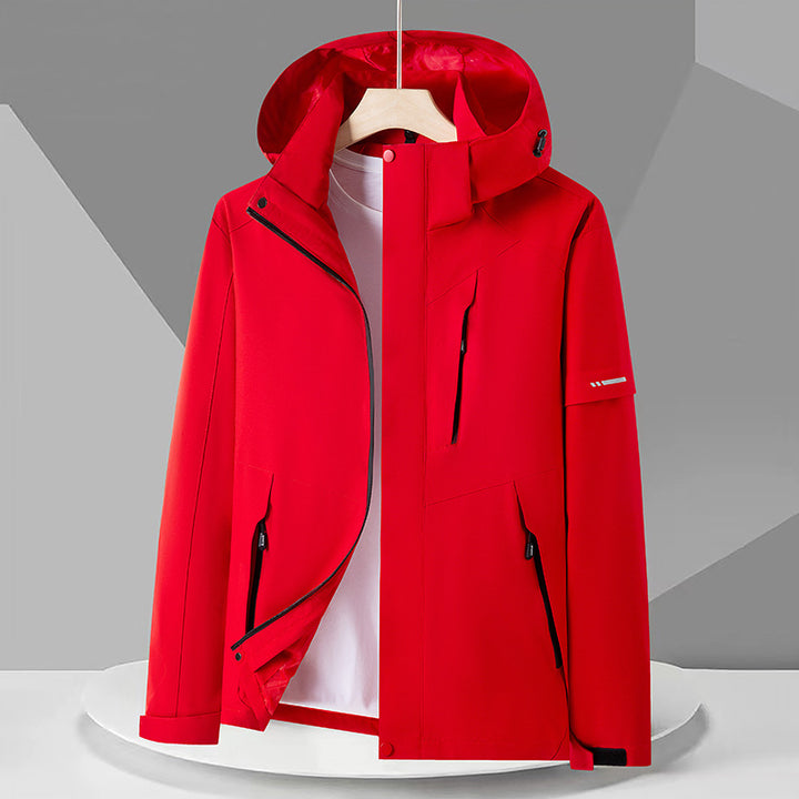 CALORA_ Waterafstotende Winterjas met Uitneembare Fleece Voering - Outdoor en Bergbeklimmen