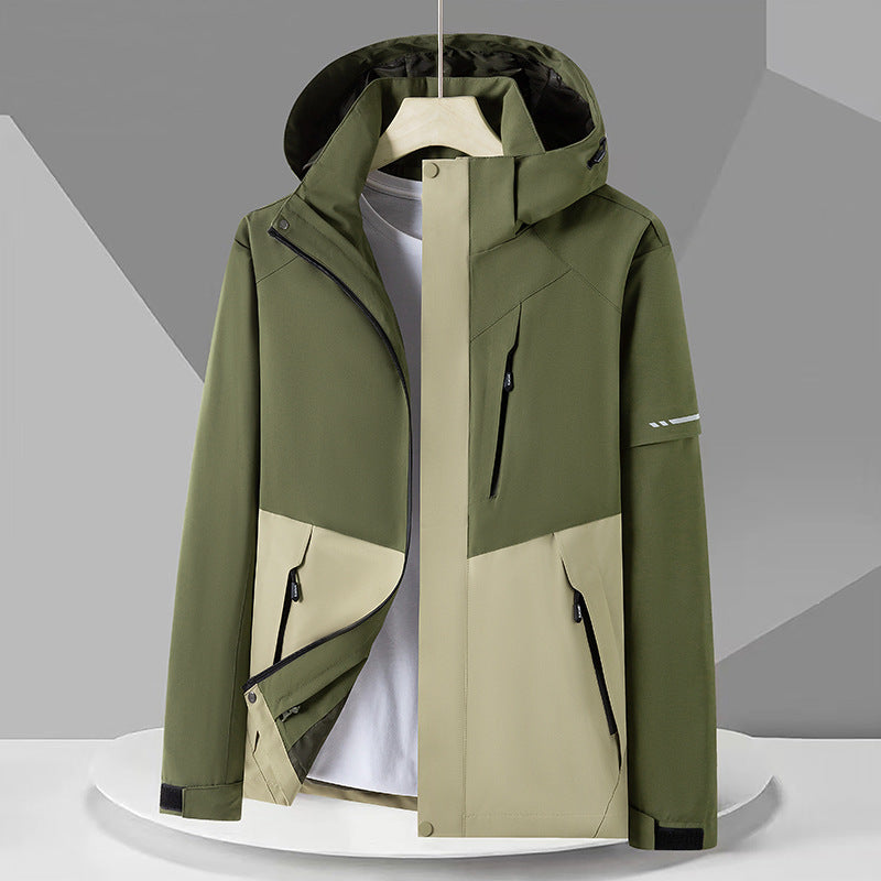 CALORA_ Waterafstotende Winterjas met Uitneembare Fleece Voering - Outdoor en Bergbeklimmen
