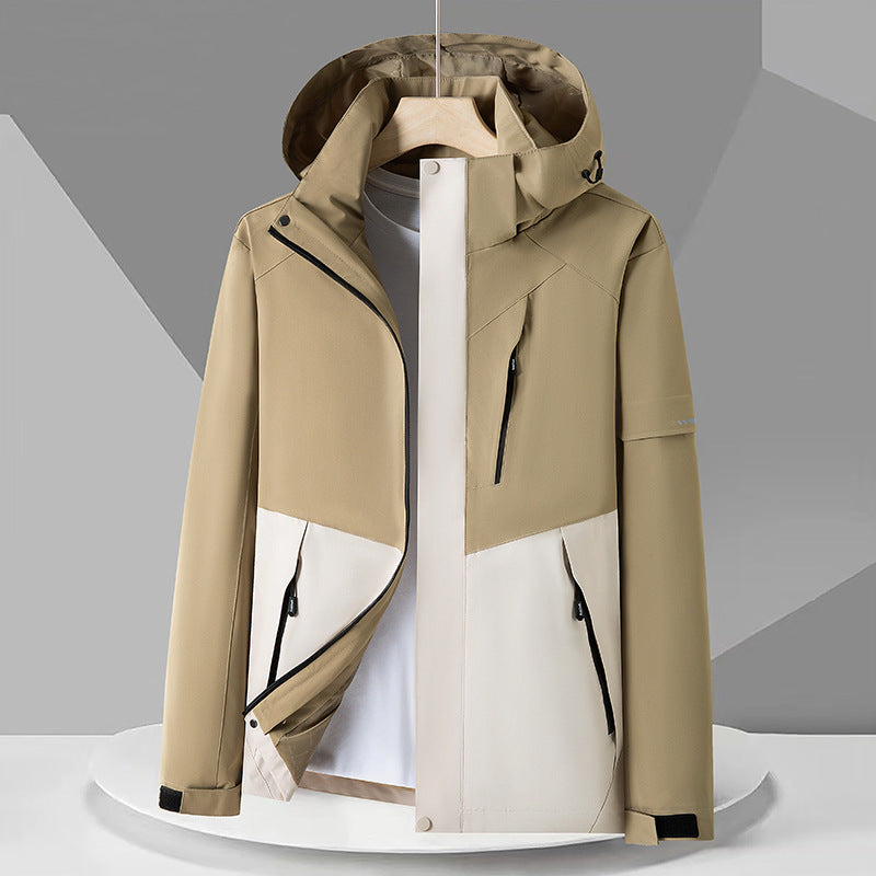 CALORA_ Waterafstotende Winterjas met Uitneembare Fleece Voering - Outdoor en Bergbeklimmen