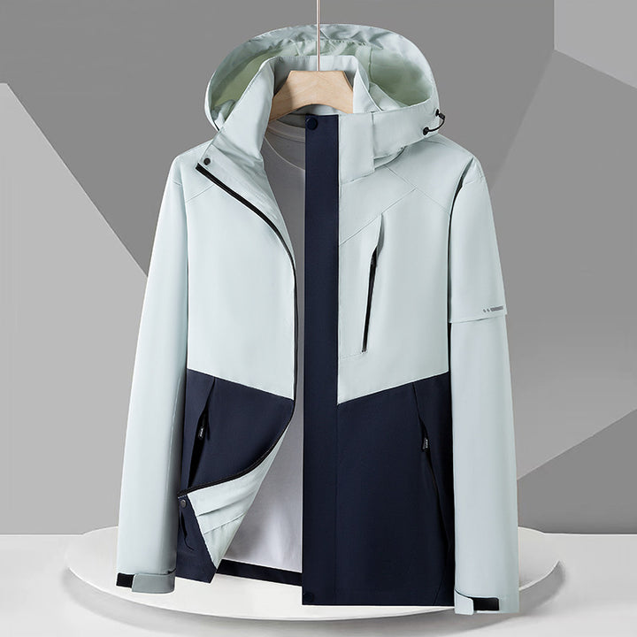 CALORA_ Waterafstotende Winterjas met Uitneembare Fleece Voering - Outdoor en Bergbeklimmen