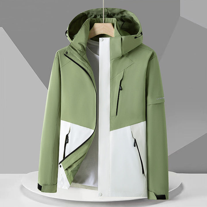 CALORA_ Waterafstotende Winterjas met Uitneembare Fleece Voering - Outdoor en Bergbeklimmen