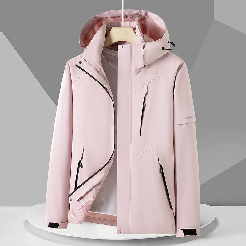 CALORA_ Waterafstotende Winterjas met Uitneembare Fleece Voering - Outdoor en Bergbeklimmen