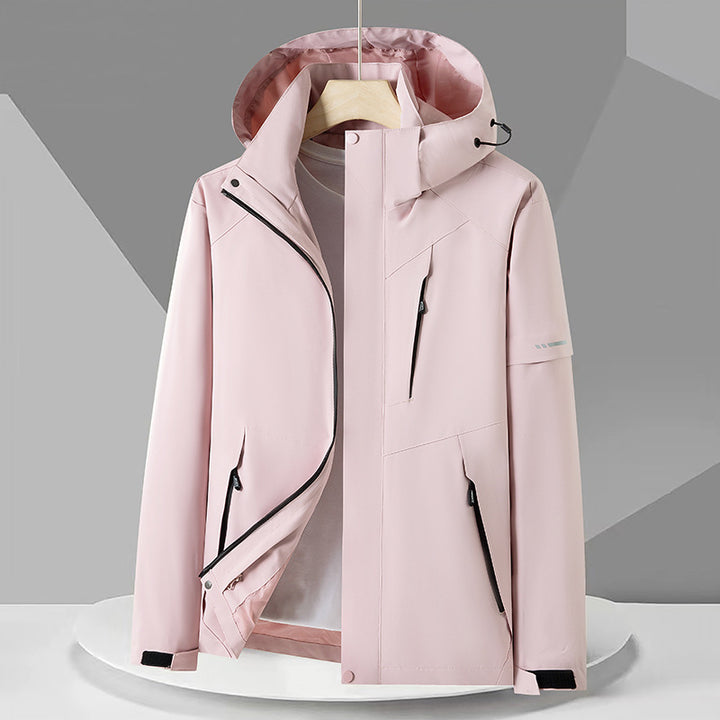 CALORA_ Waterafstotende Winterjas met Uitneembare Fleece Voering - Outdoor en Bergbeklimmen