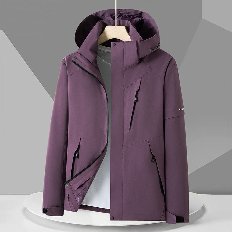 CALORA_ Waterafstotende Winterjas met Uitneembare Fleece Voering - Outdoor en Bergbeklimmen