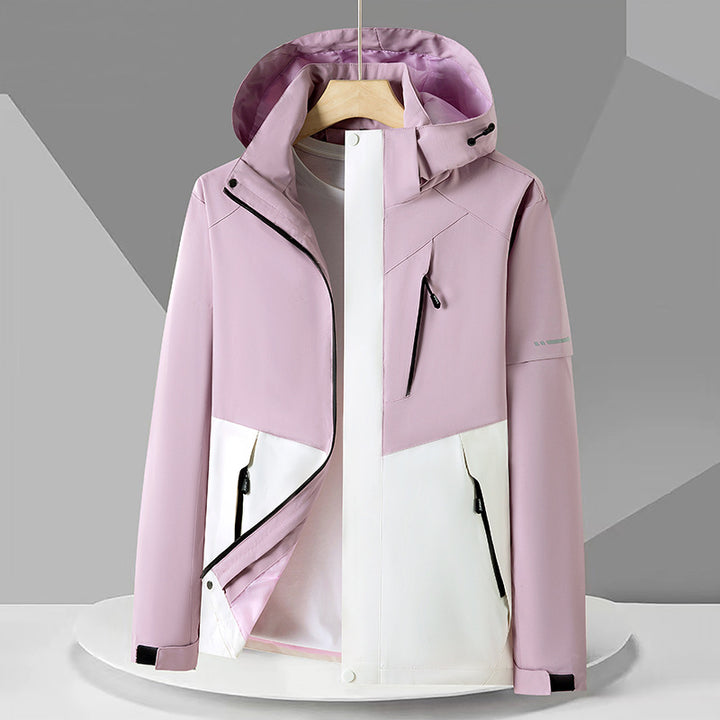 CALORA_ Waterafstotende Winterjas met Uitneembare Fleece Voering - Outdoor en Bergbeklimmen