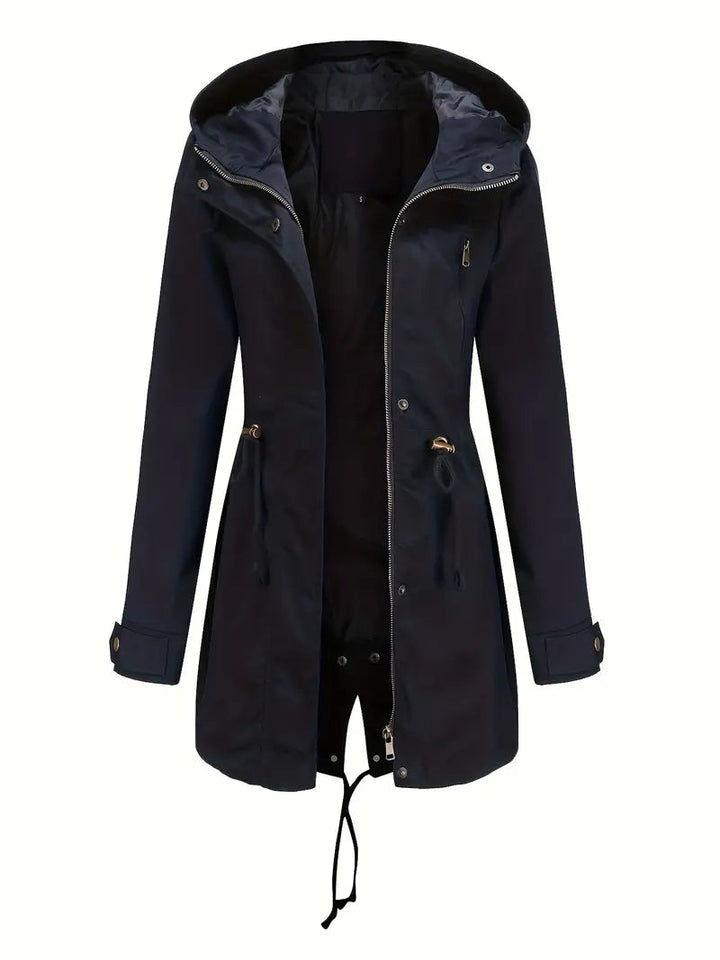 CALORA_ Waterdichte Regenjas met Capuchon Dames
