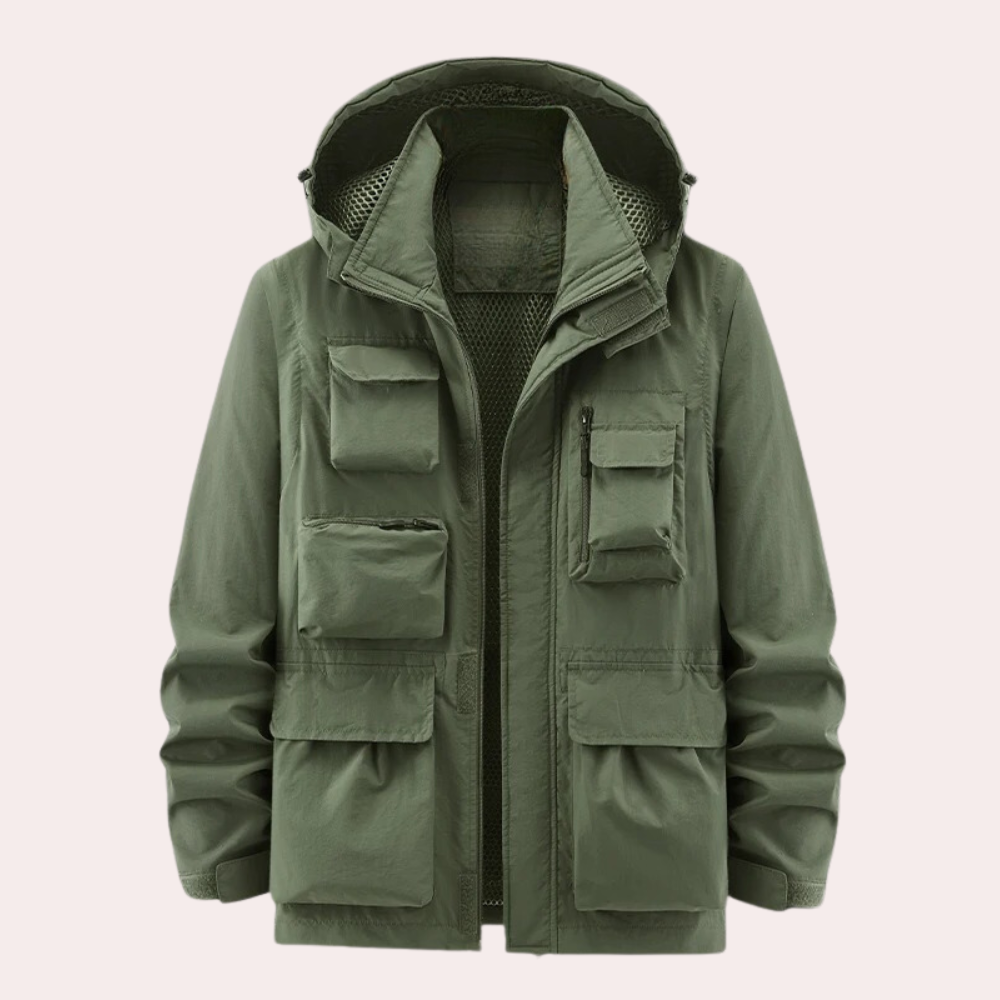 Waterdichte Winterjas Parka Regular Fit met Warmte