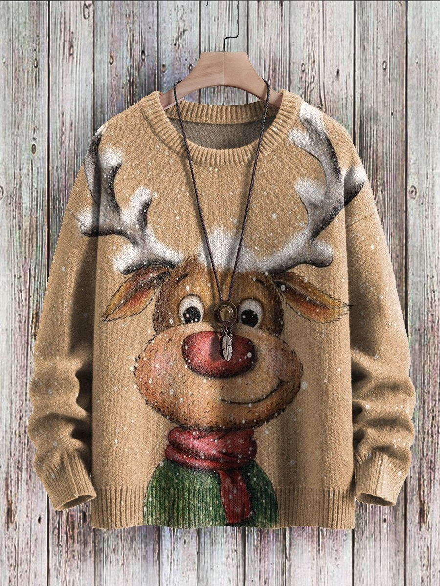 WhiskerJoy | 3D print ronde hals Dieren Trui-Sweaters-Calora-Bruin-XS-Calora