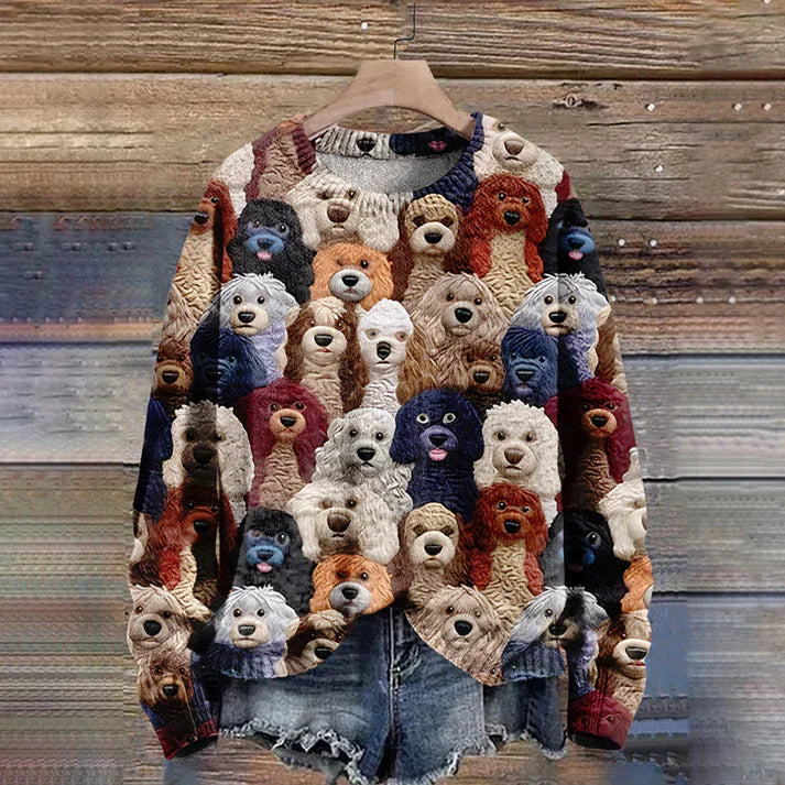 WhiskerJoy | 3D print ronde hals Dieren Trui-Sweaters-Calora-Honden-XS-Calora