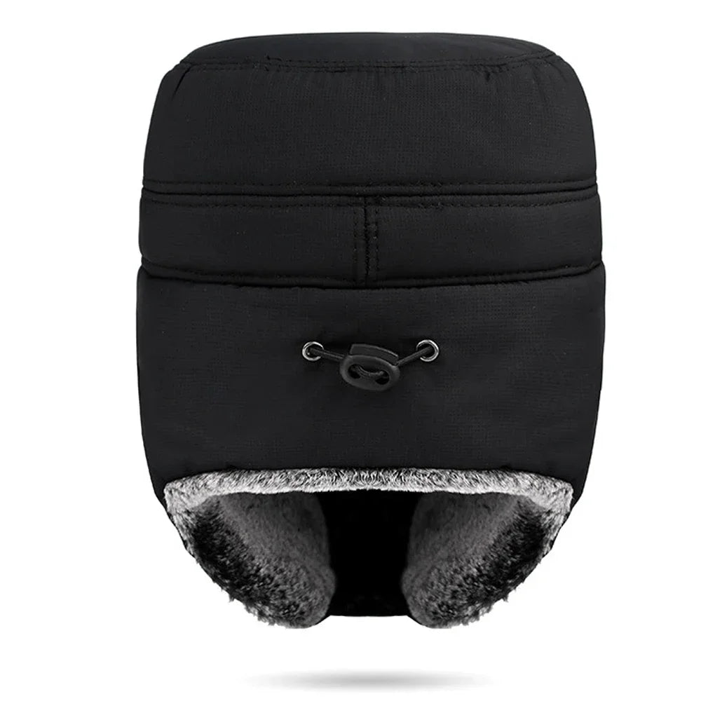 Winter Bomber Muts met Warme Oorbeschermers-Petten-Calora-Grijs-56-62cm-Calora