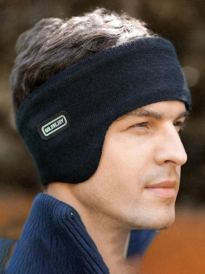 Winter Mannen Gevoerde en Verdikte Oorwarmers-Elektronica/Gadgets-Calora-Grijs-Calora