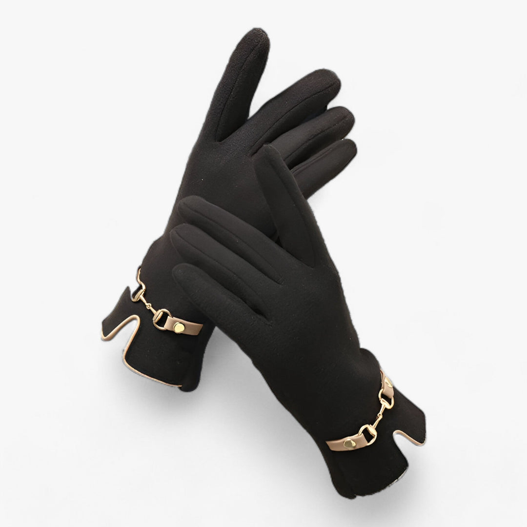 Winter Touchscreen Warme Stijlvolle Dames Handschoenen-Handtassen-Calora-Zwart-One Size-Calora
