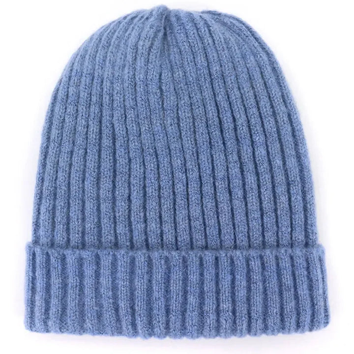 Winter Warme Ski Muts van Wolmix-Petten-Calora-Blauw-Calora
