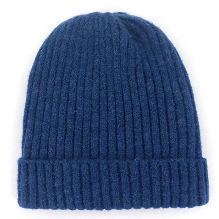 Winter Warme Ski Muts van Wolmix-Petten-Calora-Donkerblauw-Calora