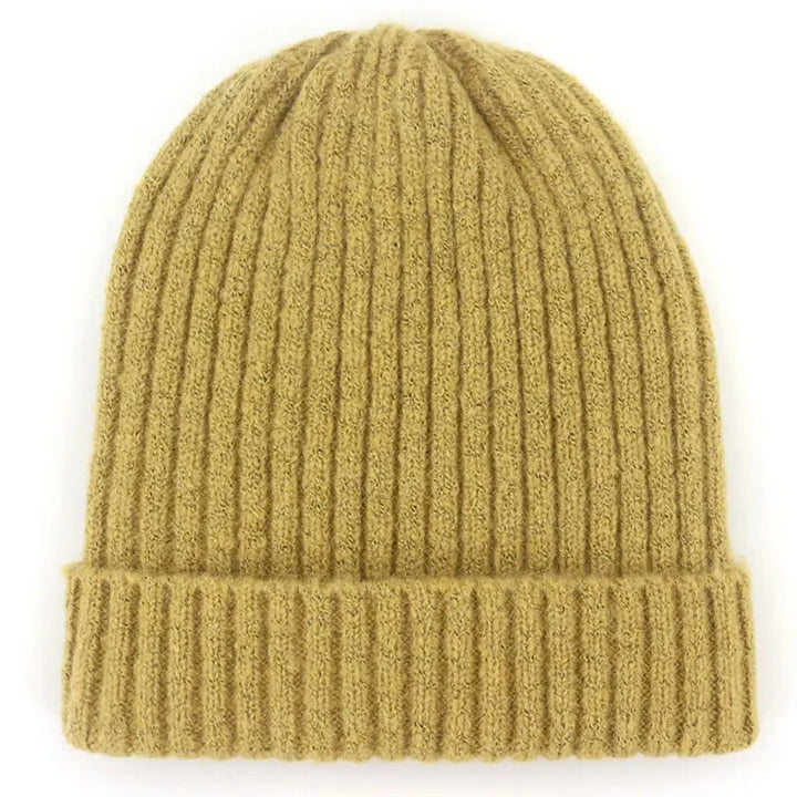 Winter Warme Ski Muts van Wolmix-Petten-Calora-Geel-Calora