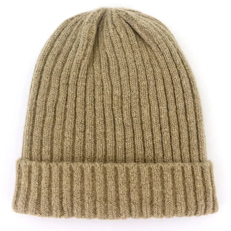 Winter Warme Ski Muts van Wolmix-Petten-Calora-Khaki-Calora