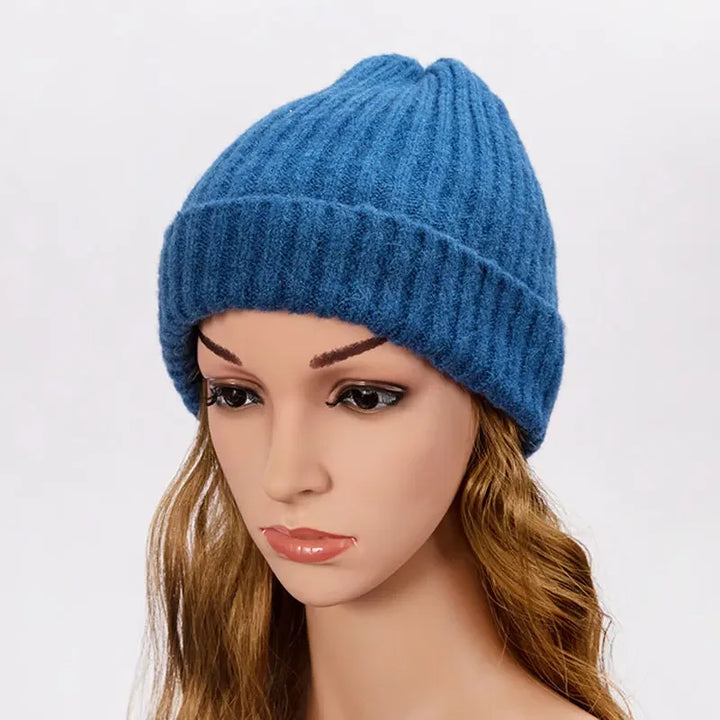 Winter Warme Ski Muts van Wolmix-Petten-Calora-Zwart-Calora