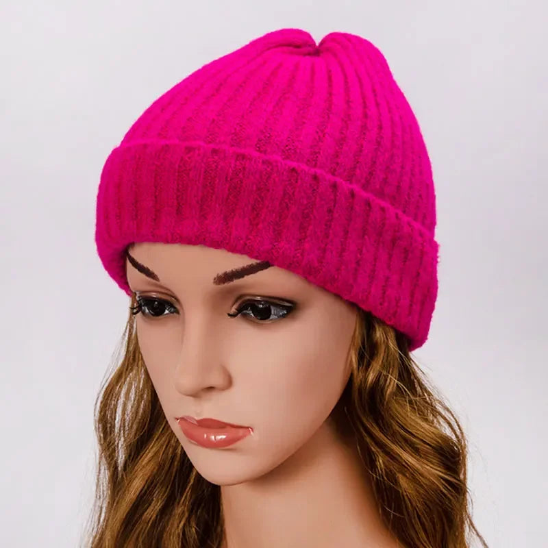 Winter Warme Ski Muts van Wolmix-Petten-Calora-Zwart-Calora