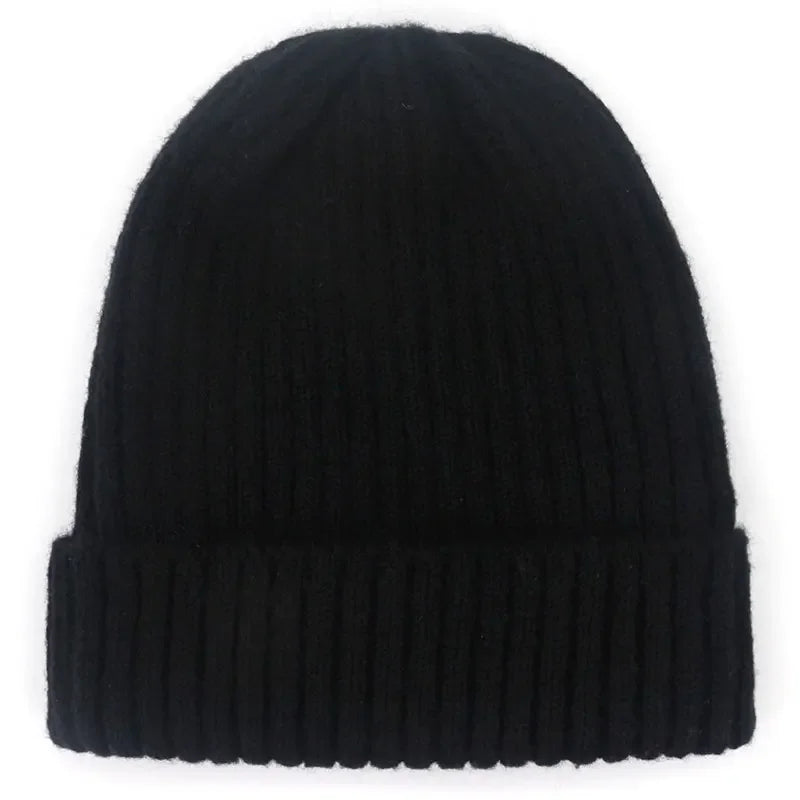 Winter Warme Ski Muts van Wolmix-Petten-Calora-Zwart-Calora