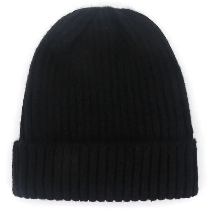 Winter Warme Ski Muts van Wolmix-Petten-Calora-Zwart-Calora