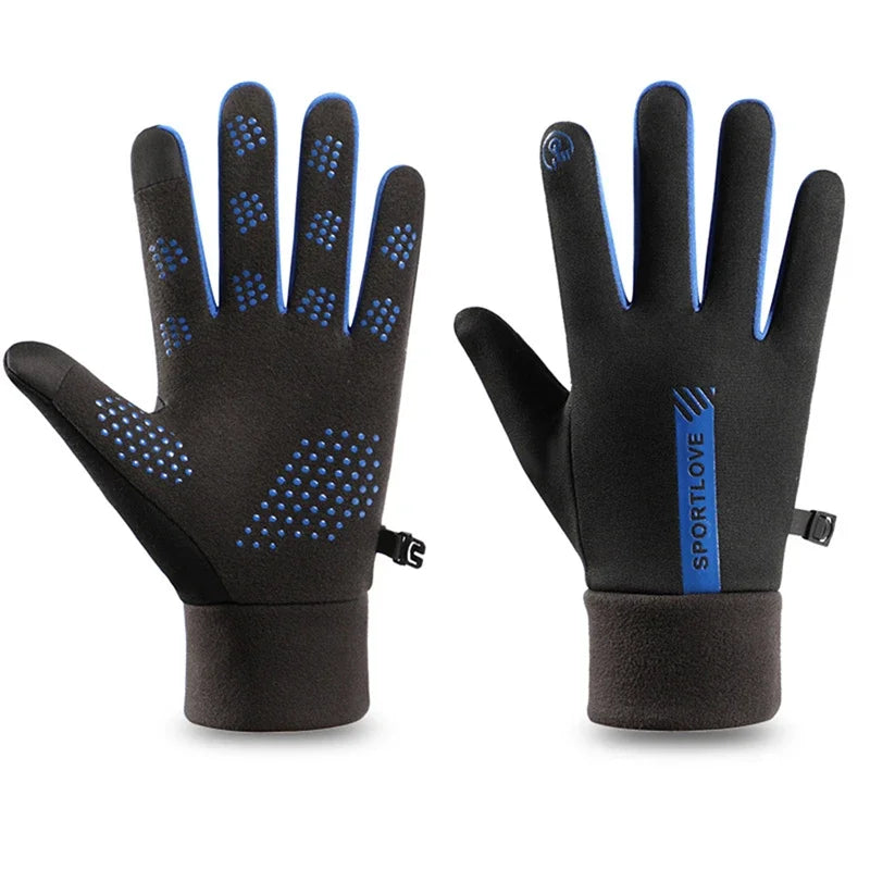 Winterhandschoenen Fleece voor Vrouwen Fietsen-Sportkleding & Accessoires-Calora-Grijs-Calora