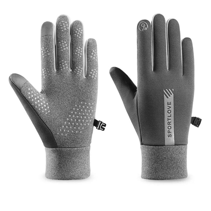 Winterhandschoenen Fleece voor Vrouwen Fietsen-Sportkleding & Accessoires-Calora-Grijs-Calora