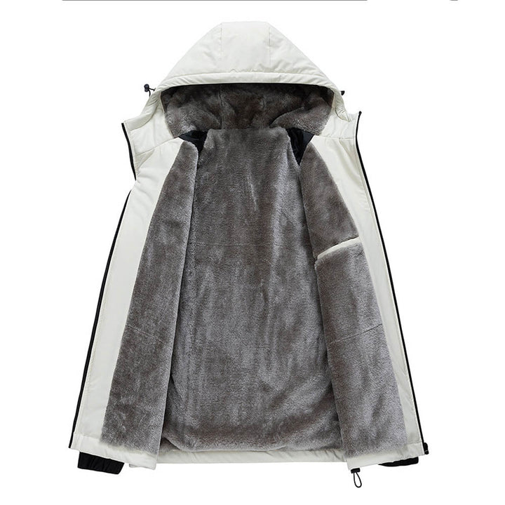 CALORA_ Winterjas met fleece voering en capuchon