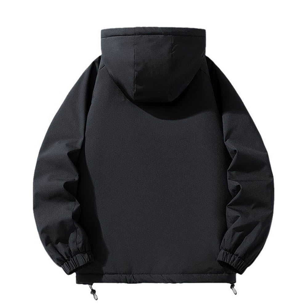 CALORA_ Winterjas met fleece voering en capuchon