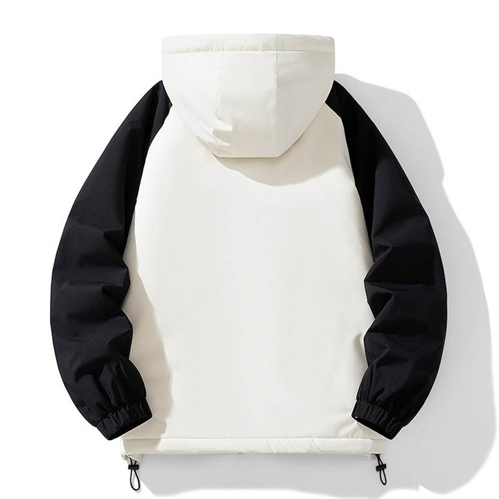 CALORA_ Winterjas met fleece voering en capuchon